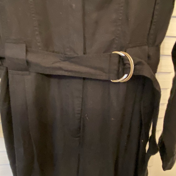 Anthro Utility Jumpsuit. Blue/black. Size Med. - Picture 4 of 6